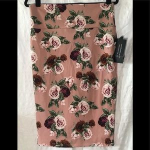 SILHOUETTE NYC Classic Pencil Skirt Floral XL
